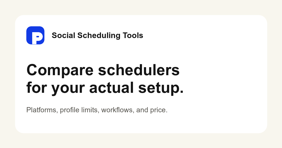 Social Scheduling Tools screenshot 1